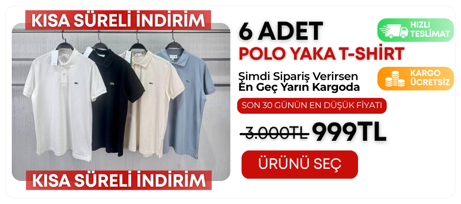 6 Adet Polo Yaka